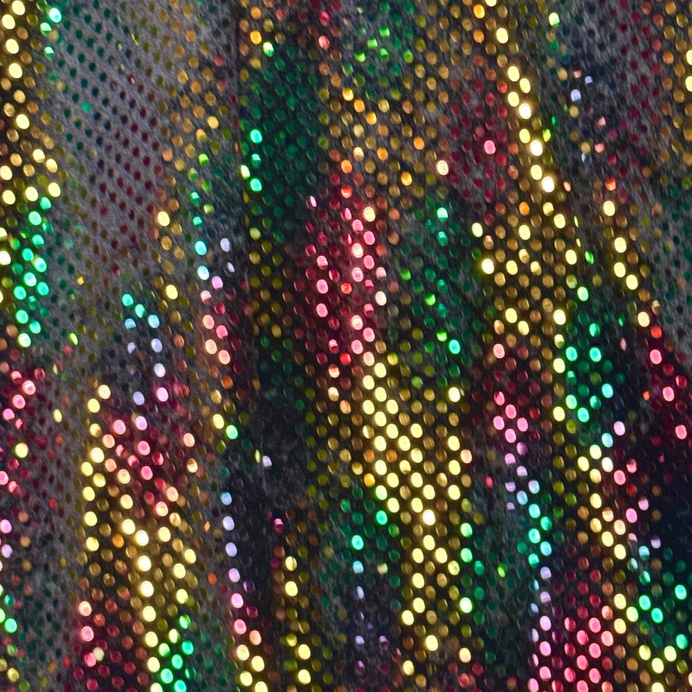 Kathie Lee Collection Top Women Medium Black Multicolor Polka Dot Excellent Y2K - Picture 2 of 9